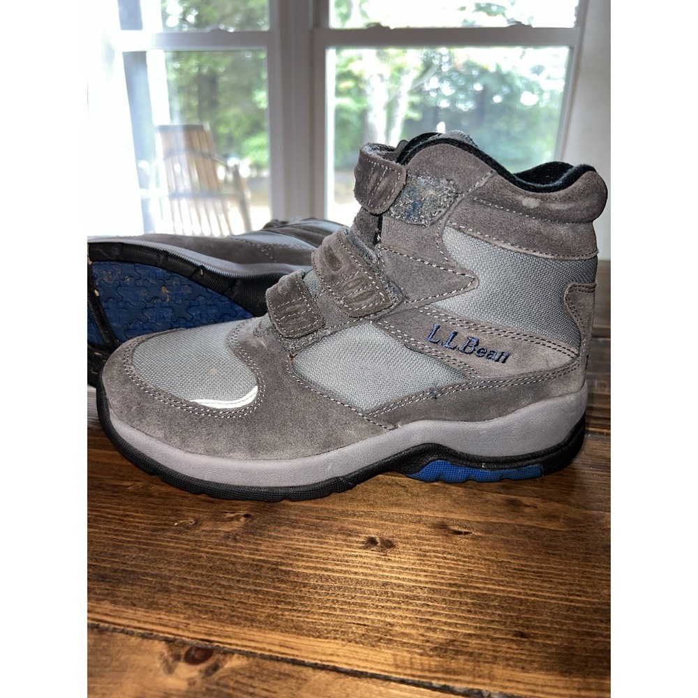 L.L. Bean Hiking Ankle Boots Womens 7M Gray Suede